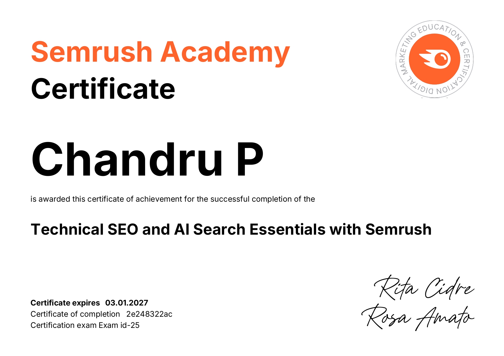 Technical SEO